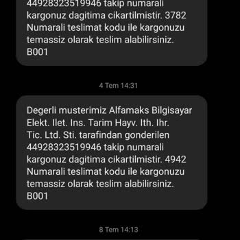 Sürat Kargo İmsan Şube Kargomu Getirmiyor.