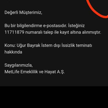 Metlife İşsizlik Teminatımı Vermiyor!