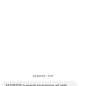 Sefamerve İade İşlemi Sorunu