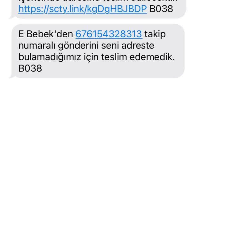 Scotty Kargo Getirilmeyen Ürün