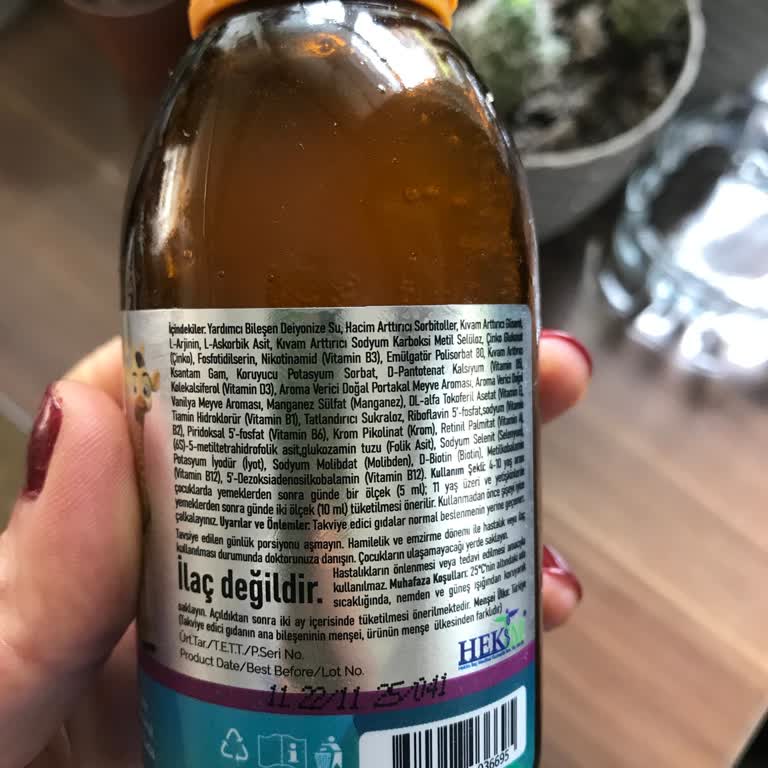 Argivit Focus Şurup Açtığımda Köpürüp Taştı