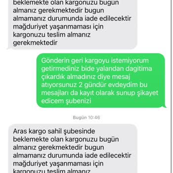 Aras Kargo Eve Teslimat Yapmıyor