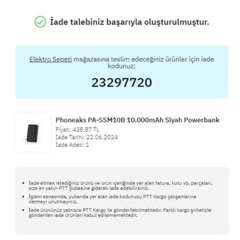 Elektro Sepeti Ve PTT-AVM Müşterilerini Mağdur Ediyor!