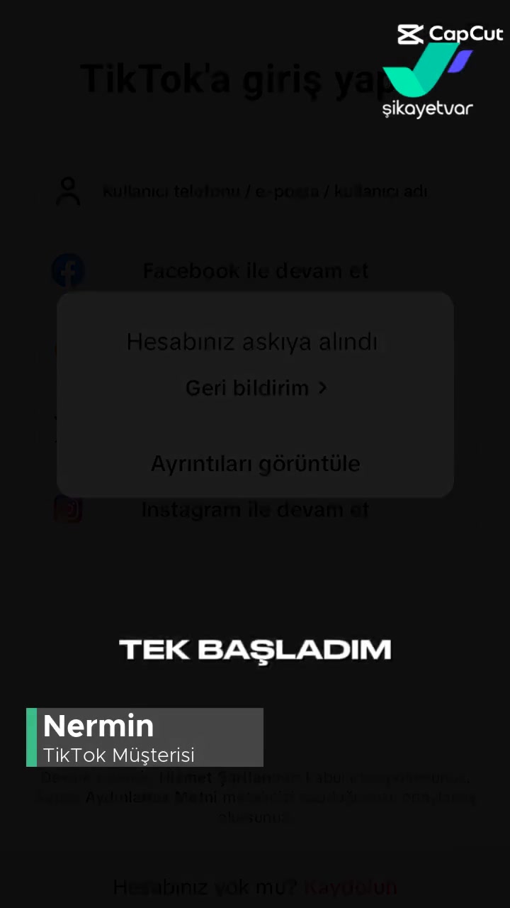 TikTok Mevcut Hesabımı Açmaya Çalışıyorum Ama Açamıyorum! videonun kapak resmi