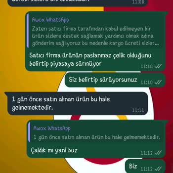 Awox Paslanmaz Çelik Diye İnsanların Sağlığı İle Oynuyorlar