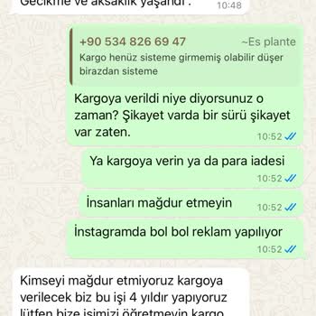 Es Plante Esplante Kargo Sorunu Ve Kaba Üslup