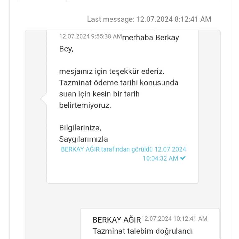 Corendon Airlines Tazminat Talebi Belirsiz Tarih