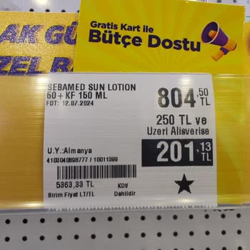 Gratis %75 Güneş Kremi Şikayetim