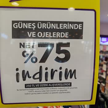 Gratis %75 Güneş Kremi Şikayetim