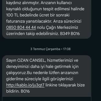 TÜRKSAT Kablo Net 1 Aydır İnternet Kesinti Sorunları Çözülmedi