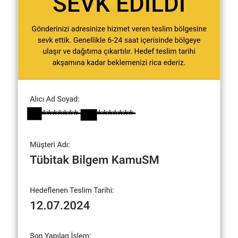 AGT Kurye'nin E-İmza Teslimatında Yaşanan Sorunlar