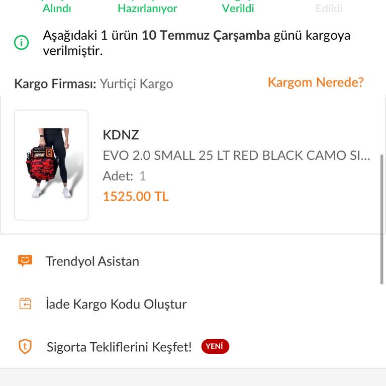 Yurtiçi Kargo Yurtiçi Ddn Dağıtıma Çıkmıyor