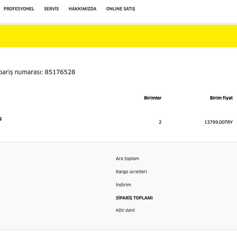 Karcher 3 Ay Önce Aldığım Ürünü Göndermedi Ve Para İade Etmiyor