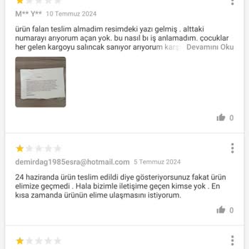 Trendyol Teslimat Yapılmadı -