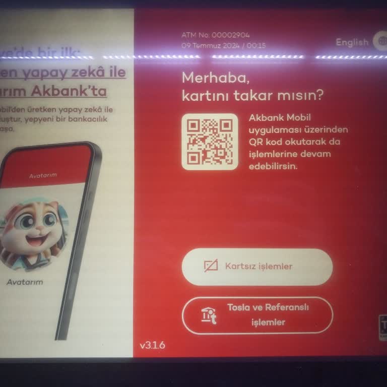 Akbank ATM Para Yutması