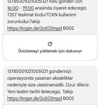 Kargomsende Sipariş Teslimatta Yaşanan Sorun
