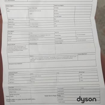Dyson Servisi Eksik Parça Gönderimi, Müşteriye Terbiyesizlik.