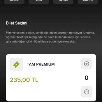 Paribu Cineverse Natilus AVM Sinema Premium Salon Zorunluğu