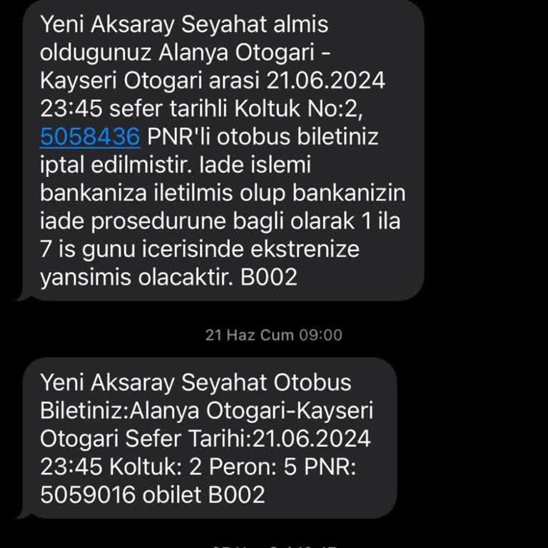 Obilet Bilet İadesi Yapmıyor