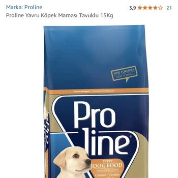 Amazon Patlak Paket Proline Köpek Maması
