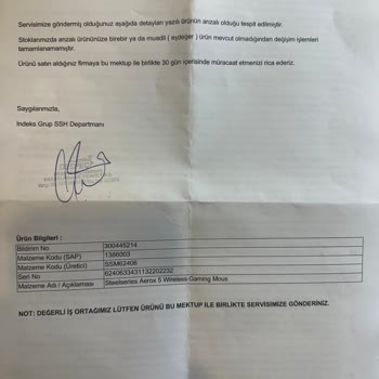 Trendyol A Ürün Değişimi Mağduriyeti