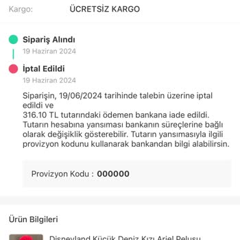 Dolap Para İadem Yapılmadı