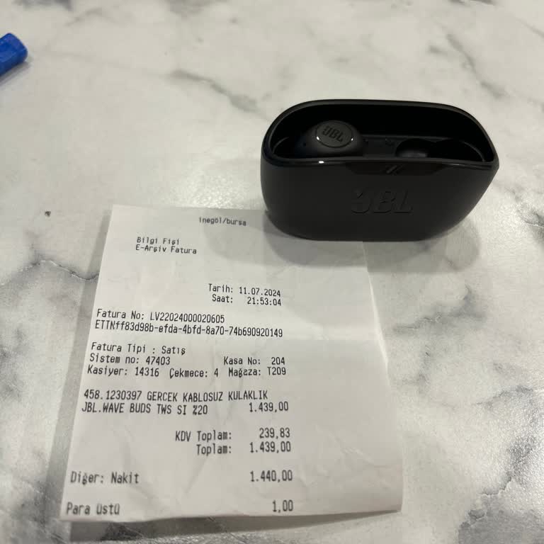 JBL Wave Buds Kulaklığımın Sağ Teki Kayıp