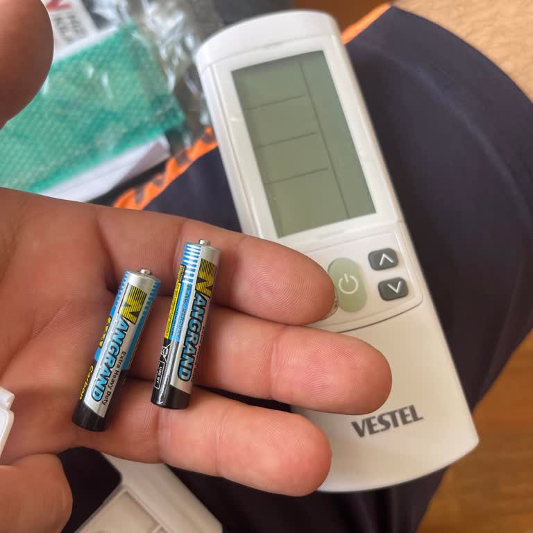 Vestel Klima 50 Bin TL Kumanda Pilleri 2 TL!