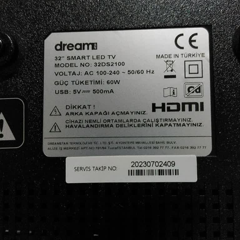 Dreamstar Teknoloji Dreamstar 32ds2100 Ağ Arama Sorunu