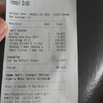 KFC FSM Bursa Pişmanlıktır...