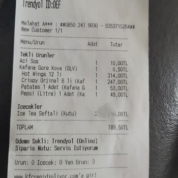KFC FSM Bursa Pişmanlıktır...