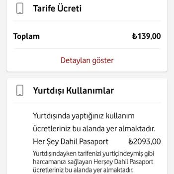 Vodafone Onaysız Açılan Pasaport Paketi Fatura Mağduriyeti