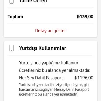 Vodafone Onaysız Açılan Pasaport Paketi Fatura Mağduriyeti