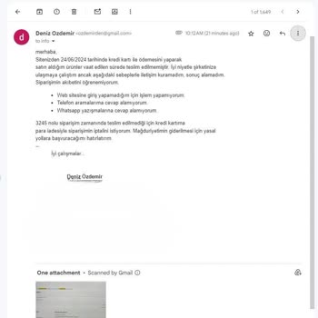 Or-Med Hastane Malzemeleri Or-Med Medikale Ulaşılmıyor, Ürünü Teslim Etmiyor.