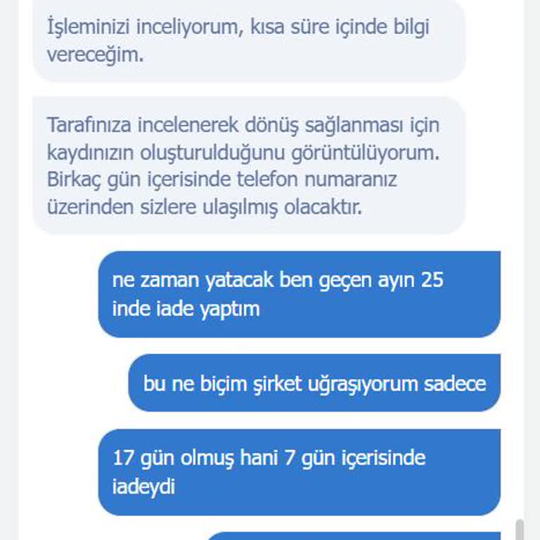 Obilet Para İademi Vermiyor