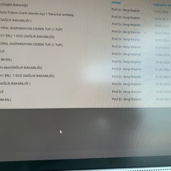 Liv Hospital 6. Ay Yapılması Gereken Aşı 4. Ayda Yapılmış Hem De Haberimiz Olmadan