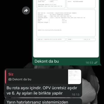 Liv Hospital 6. Ay Yapılması Gereken Aşı 4. Ayda Yapılmış Hem De Haberimiz Olmadan