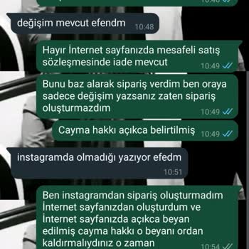 By Tuğçe Kaya İptal İade Yapılmaması