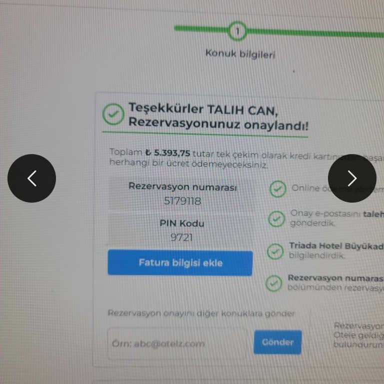 Triada Otelinin (Büyükada) Ve Otelz Şirketinin Sorumsuzluğu