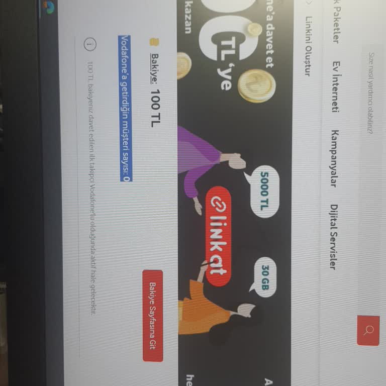 Arkadaşını Vodafone'a Davet Et Asılsız Kampanya