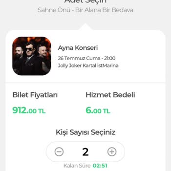 Bubilet Konser Biletimin İptal Edilememesi