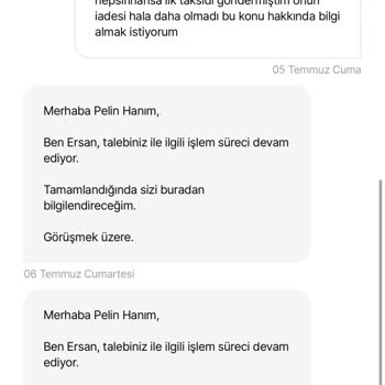 Hepsifinans Ibanla Yolladığım Ücretin İadesi 2 Haftadır Yatmadı