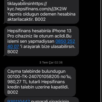 Hepsifinans Ibanla Yolladığım Ücretin İadesi 2 Haftadır Yatmadı