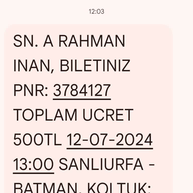 Özlem Batman Otobüs Firması Hayal Kırıklığı