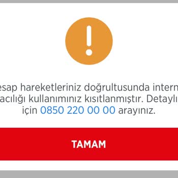 Ziraat Bankası Mobil Bankacılık Kısıtlandırılması