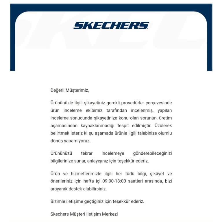 Skechers D'lites Yırtılma Problemi