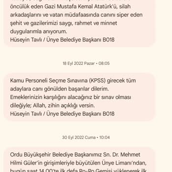 Ünye Belediyesi Biri Numaramı Kendi Numarası Gibi Kullanmış