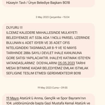 Ünye Belediyesi Biri Numaramı Kendi Numarası Gibi Kullanmış
