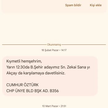 Ünye Belediyesi Biri Numaramı Kendi Numarası Gibi Kullanmış