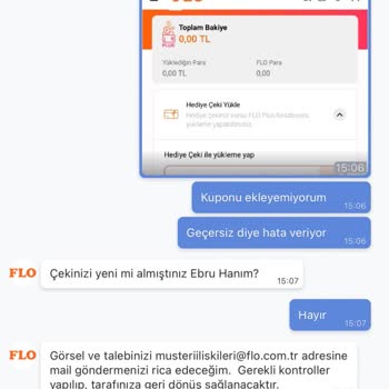 FLO Ayakkabı Hediye Çekinin Geçersizliği Ve İletişim Sorunları